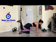 Load and play video in Gallery viewer, The Total Magic Eye Fitness Bundle: Booty Band, Resistance Band, Sliders and Door Anchor