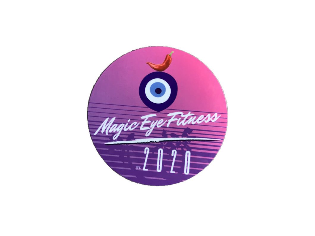 3-Pack Magic Eye Fitness Stickers